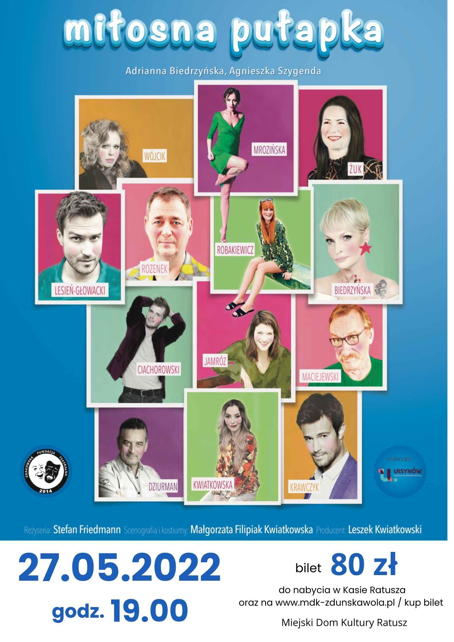 Milosna Pulapka PLAKAT NOWY