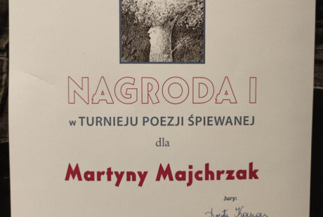 Ogolnopolski Turniej Poezji Spiewanej 2023 Martyna Majchrzak 460x310