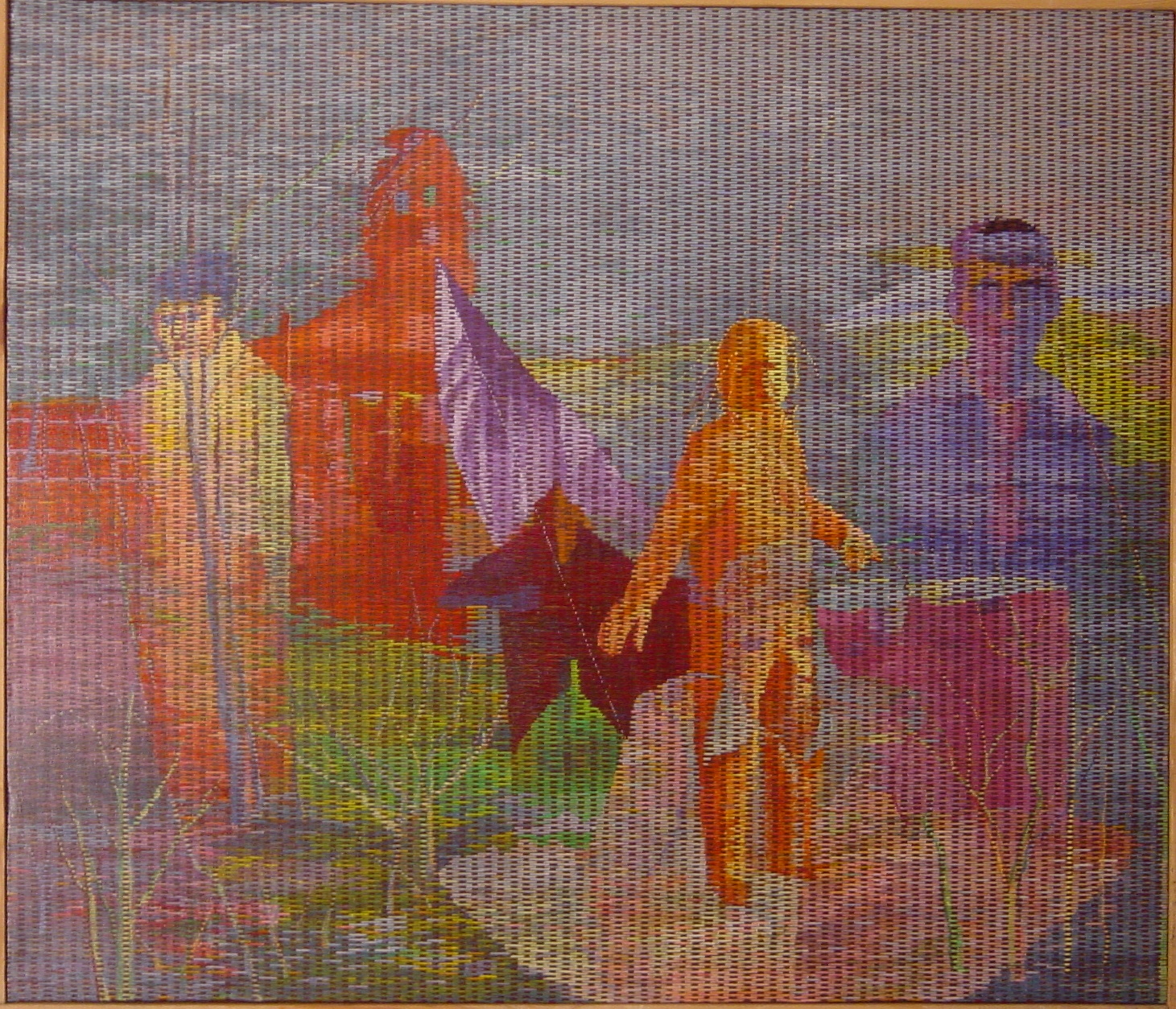 Andrzej Jan Bator TEATR STRACONYCH DUSZ Akryl 90x77 2001