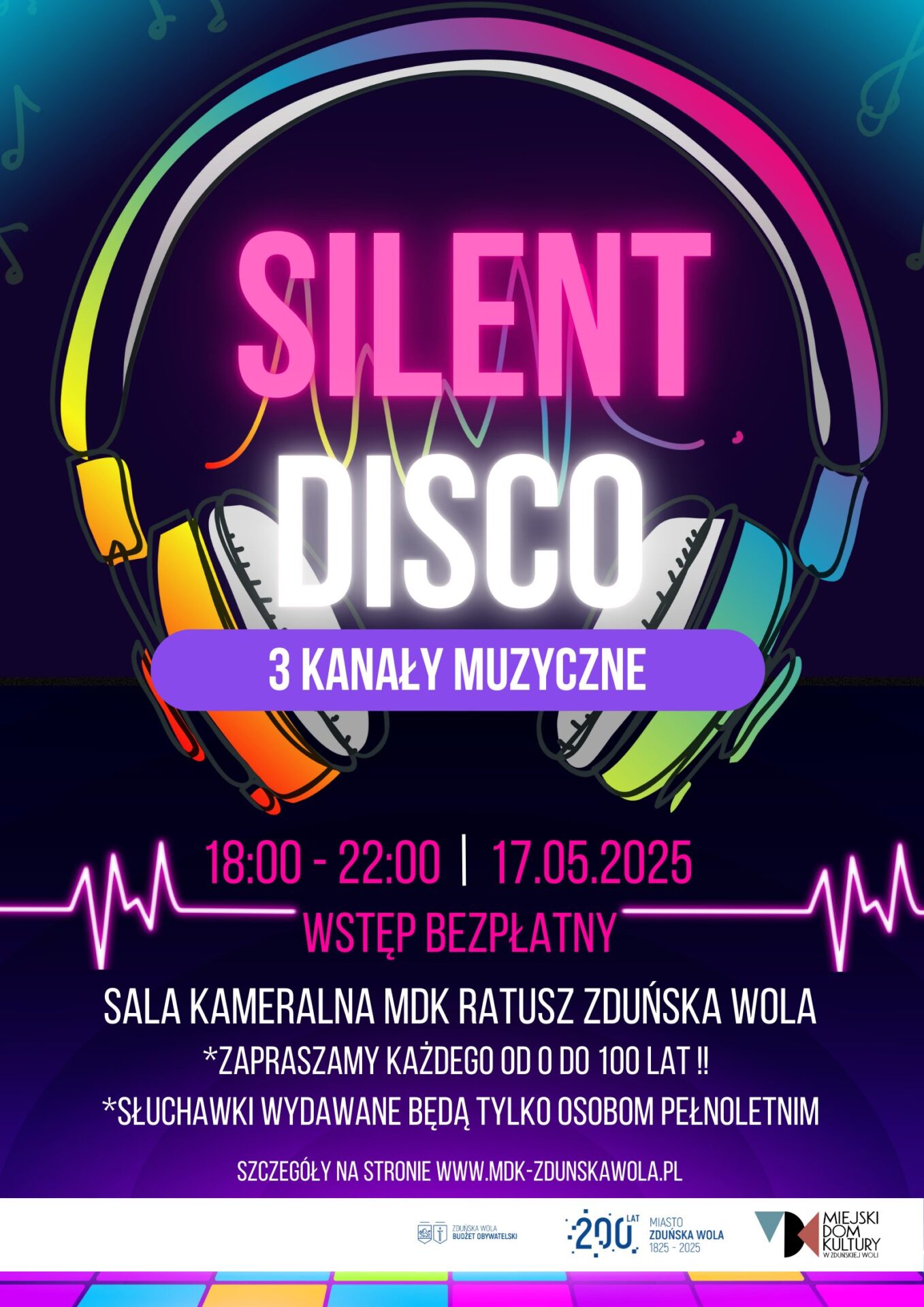 Plakat Silent Disco