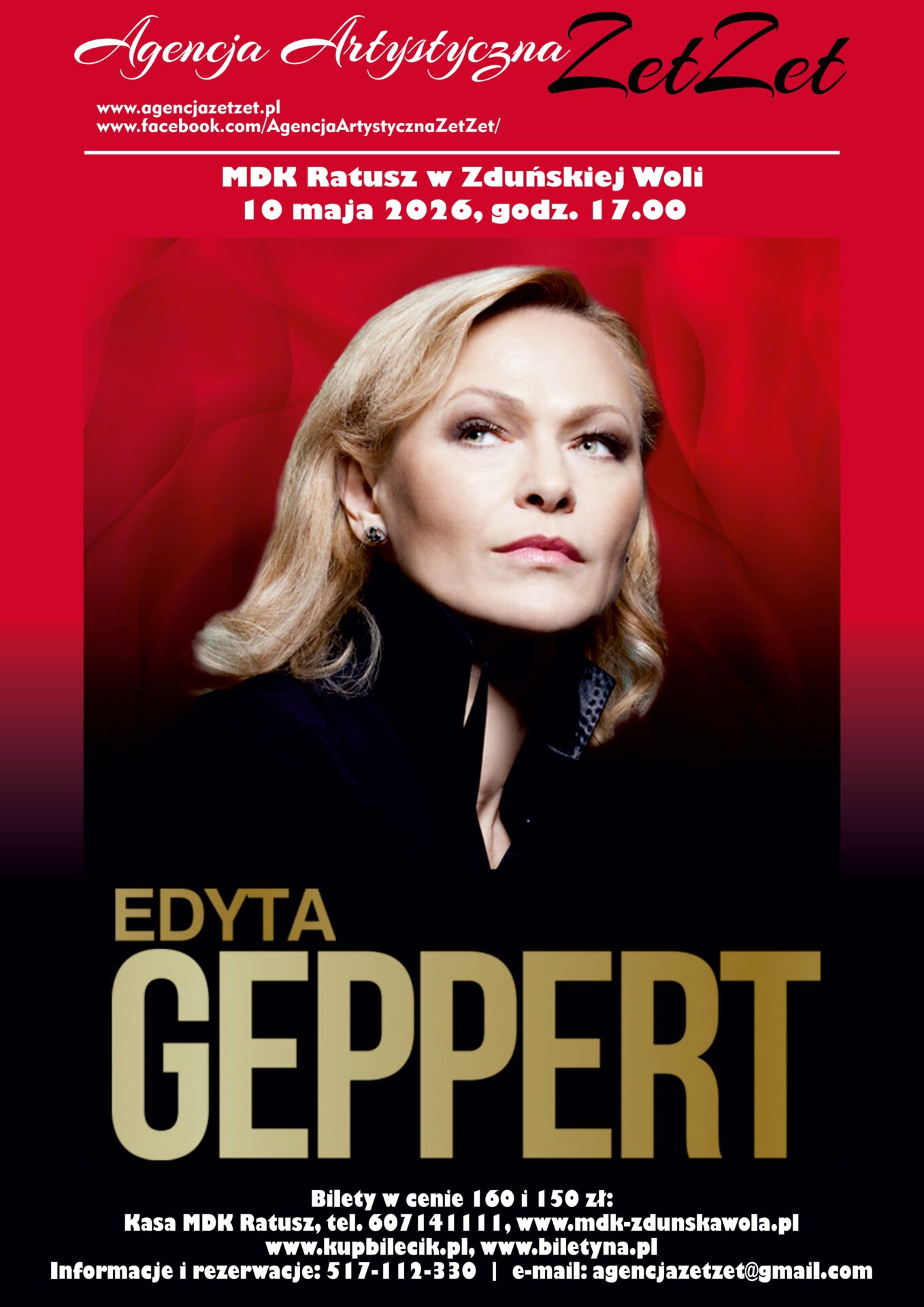 Edyta Geppert Plakat A 3 2026 05 10 Zdunska Wola