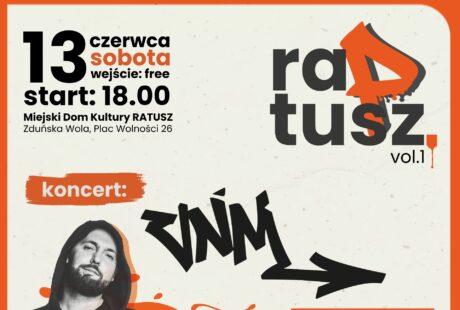 Raptusz edycja pierwsza, koncerty rap wracają do ratusza, 13 czerwca, 18.00 wstęp wolny