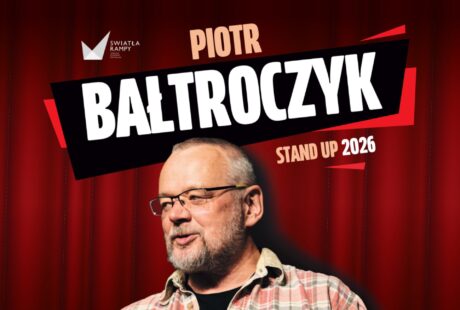 zdjęcie przedstawia mężczyznę w średnim wieku z zarostem, to Piotr Bałtroczyk, kt&oacute;ry wystąpi 27 września o godz. 17.00
