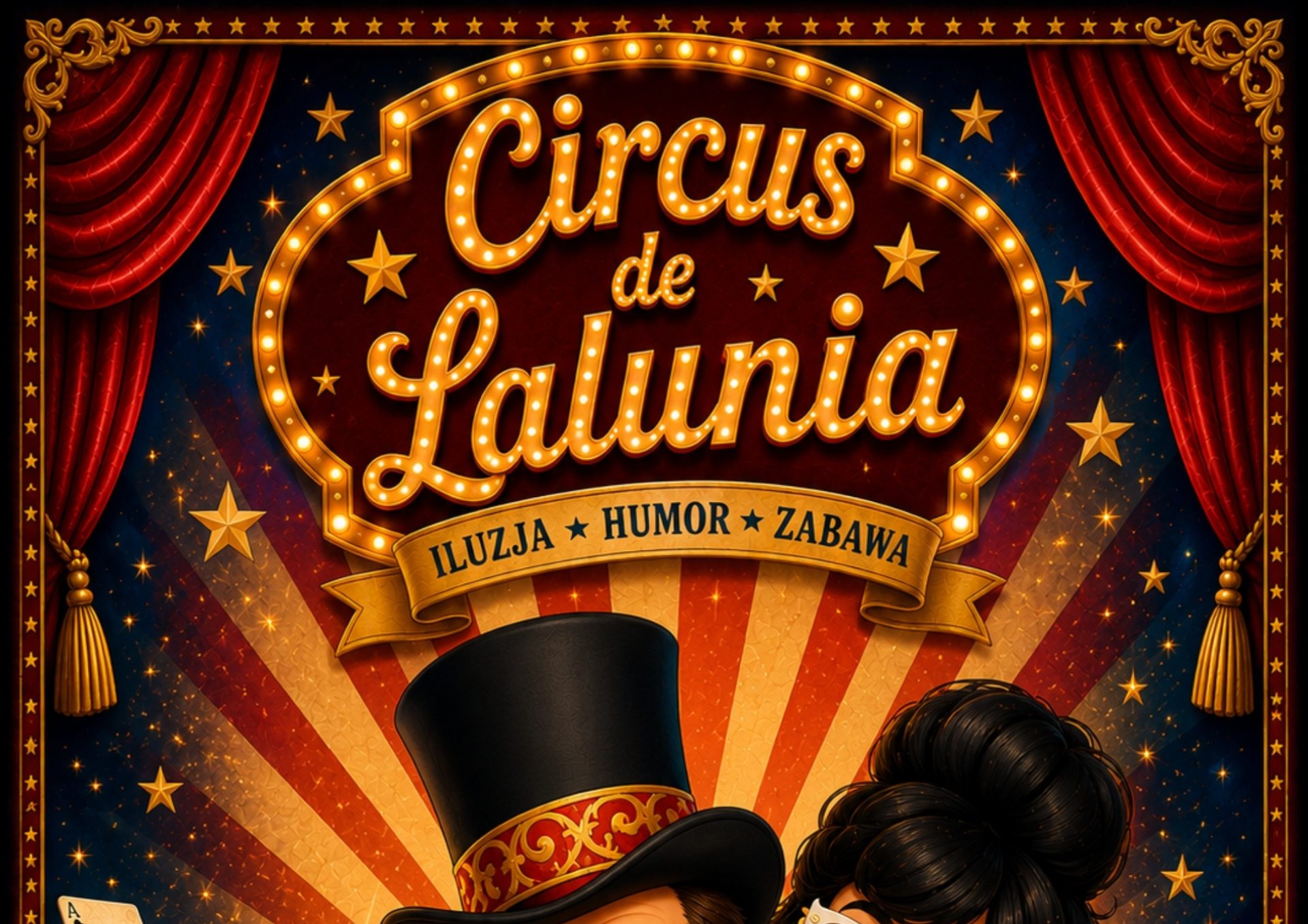Circus de Lalunia – widowisko kabaretowe dla dorosłych w Filii MDK Połączenie świata iluzji, bezkompromisowego humoru i doskonałej zabawy. Zapraszamy na show stworzony z myślą o widzach poszukujących rozrywki na najwyższym poziomie. Już 24 maja w Filii MDKos. Karsznice wystąpi „Circus de Lalunia”. „Circus de Lalunia” to projekt, który przełamuje stereotypy dotyczące pokazów cyrkowych. Zapomnijcie o klasycznych występach dla najmłodszych – tym razem scena należeć będzie do dorosłych! Program został skonstruowany tak, aby dostarczyć emocji, zdziwienia, a przede wszystkim potężnej dawki śmiechu. Ważne informacje Z uwagi na charakter prezentowanych treści oraz specyfikę humoru, wydarzenie jest przeznaczone wyłącznie dla osób pełnoletnich! • Data: 24 maja 2026 r. (niedziela) • Godzina: 18:00 • Miejsce: Filia MDK, os. Karsznice (ul. 1 Maja 5-7) Darmowe wejściówki są do odbioru w sekretariacie Filii MDK, os. Karsznice lub w kasie MDK Ratusz, pl. Wolności 26.