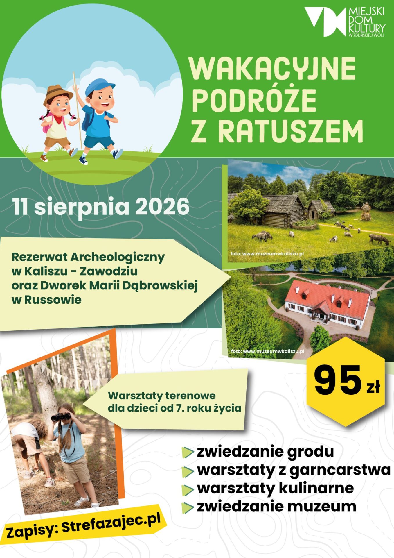 wakacyjne podróże z Ratuszem, zapraszamy na dwa wyjazdy 11 i 20 sierpnia