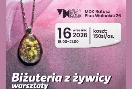 Biżuteria z żywicy warsztaty, 16 września, 18.00-21.00