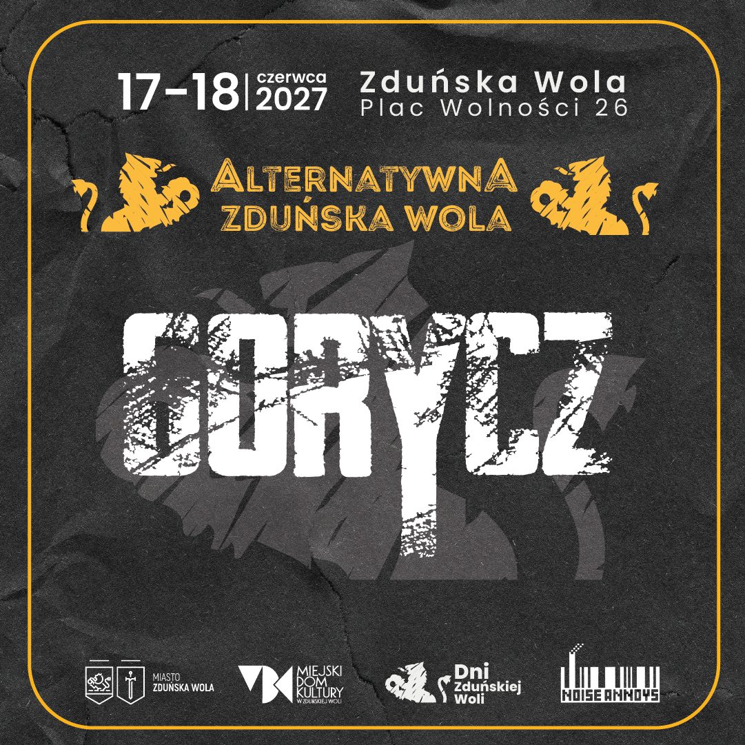 Poetyckie teksty, polirytmia, nieszablonowość, charyzma i ekspresja wokalna są ich znakiem rozpoznawczym. Gorycz czteroosobowa grupa, założona w 2016 roku w Olsztynie grająca szeroko pojęty awangardowy post-metal wystąpi 17 czerwca 2027 podczas Alternatywnej Zduńskiej Woli. Gorycz w swojej twórczości podejmuje próbę zrozumienia drugiego człowieka poprzez emocje, których na co dzień unikamy lub zwyczajnie nie chcemy o nich mówić i pamiętać, takie jak: strach, odrzucenie, smutek, zawód. Podczas koncertów szyk i elegancja przeplatają się z chaosem, muzyka oddaje emocje, a metaforyczna poezja staje się przestrzenią do własnych interpretacji – razem tworząc awangardowy muzyczny dramat w kilku aktach. Widzimy się 17 i 18 czerwca!