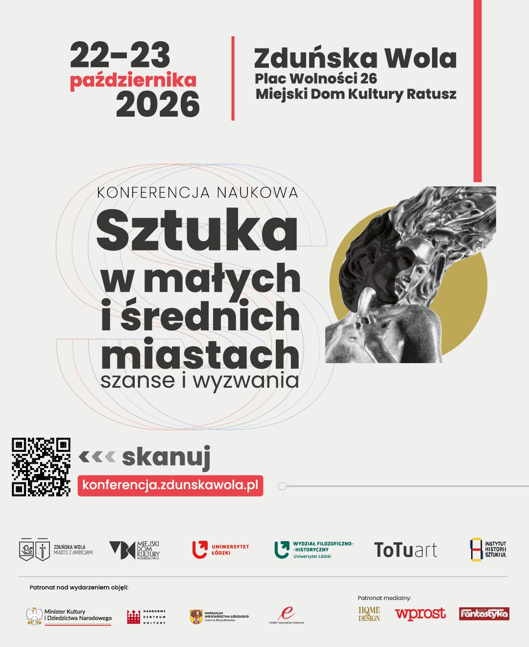 Konferencja „Sztuka w małych i średnich miastach. Szanse i wyzwania”
