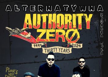 grafika dotyczy koncertu Zespołu Authority Zero, 4 lipca o godzinie 20.00