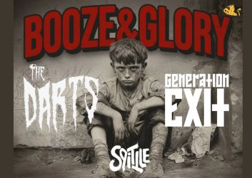 BOOZE&GLORY (UK) Międzynarodowe kombo streetpunkowe ponownie zagra w Zduńskiej Woli. 14 listopada, godzina 19.00 bilety dostępne w kasie i online