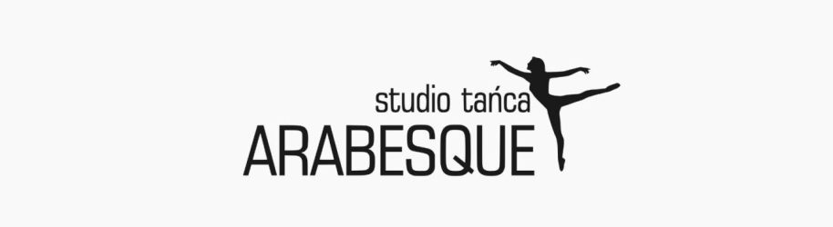 logo przedstawia baletnicę na białym tle , to logo studia tańca Arabesque, które zaprezentuje swój nowy program taneczny