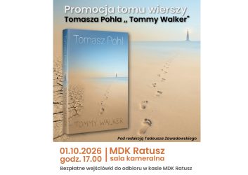 promocja tomu wierszy Tomasza Pohla, 1 października 2026, godz. 17.00