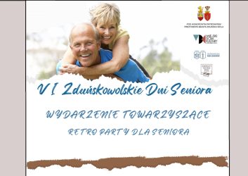 grafika dotyczy rajdu rowerowego w ramach VI Zduńskowolskich Dni Seniora, 14 czerwca, 9.00