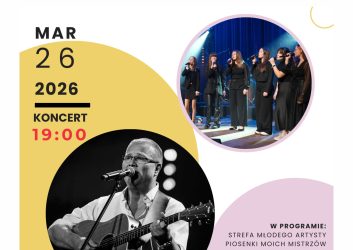 plakat zaprasza na kolejny Wieczór z Wawrzynem, 26 marca godzina 19.00