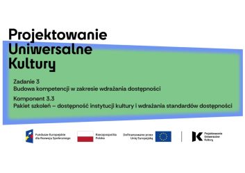 Grafika dotyczy projektu Projektowanie uniwersalne kultury