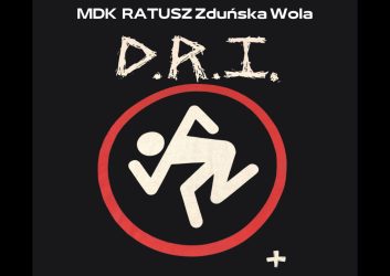 grafika dotyczy koncertu D.R.I. i The Corpse 4 sierpnia o godzinie 20.00 w MDK Ratusz