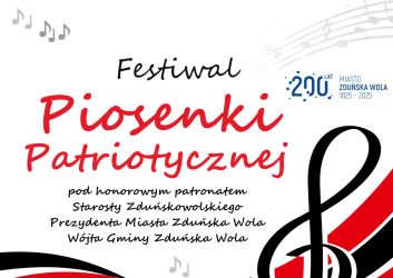 BIAŁO CZERWONY PLAKAT ZAPRASZA NA FESTIWAL DLA NIEPODLEGŁEJ