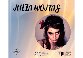 zdjęcie przedstawia młodą kobietę w czarnych długich włosach Julię Wojtas